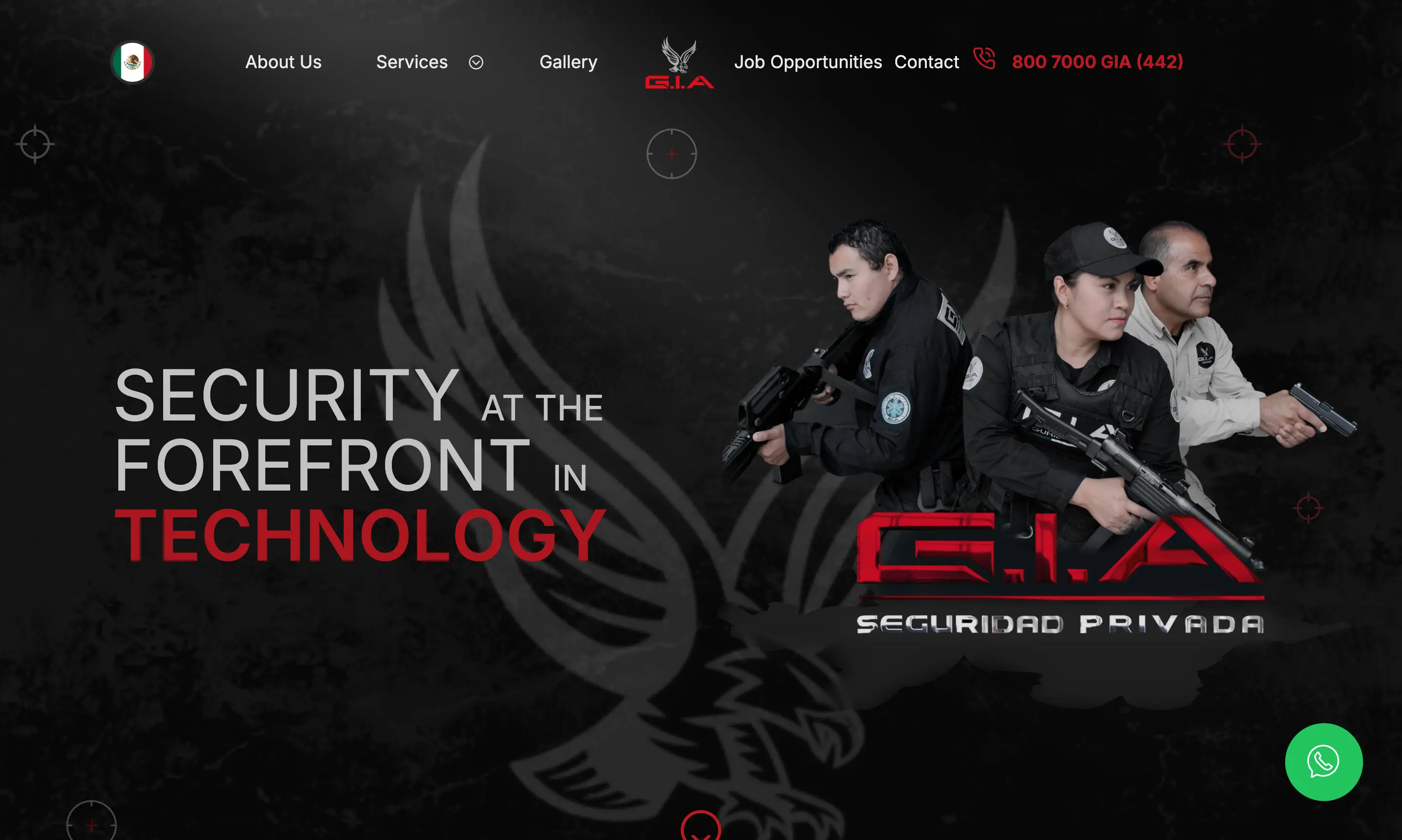 GIA - Website Showcase and Gallery preview